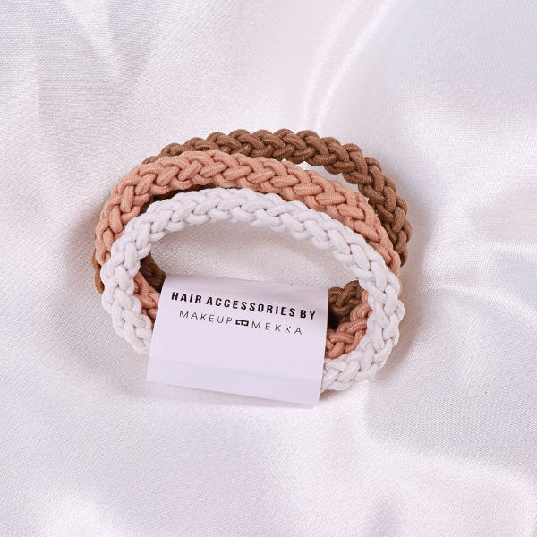 Woven Hair Ties 4pk