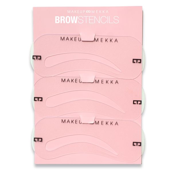 Brow Stencils 3pk – sminkverktyg från Makeup Mekka