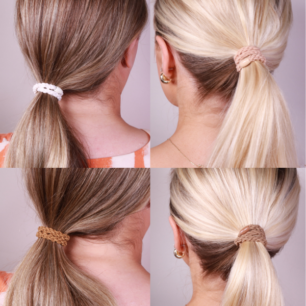 Woven Hair Ties 4pk