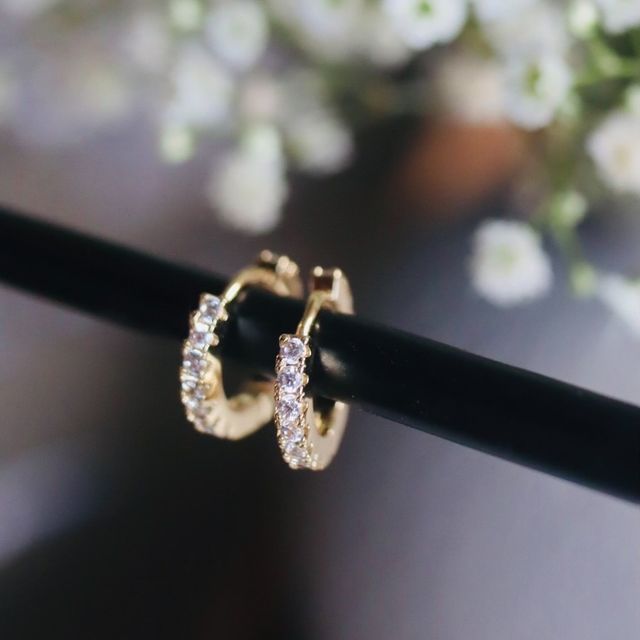 Earrings Crystal Medium