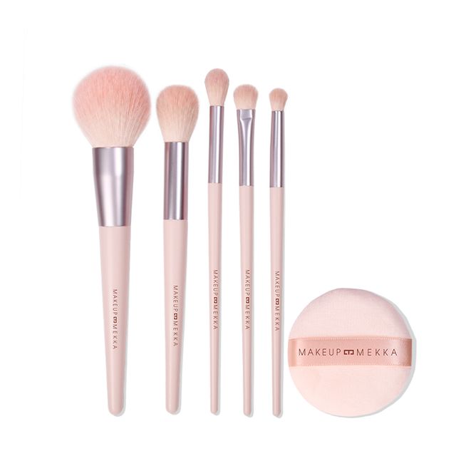 Cutie Brush Set & Puff från Makeup Mekka