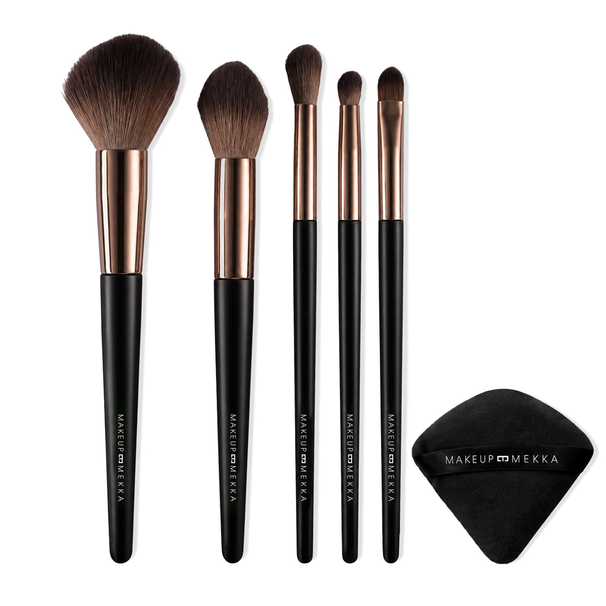 Black Bronze Brush Set & Puff
