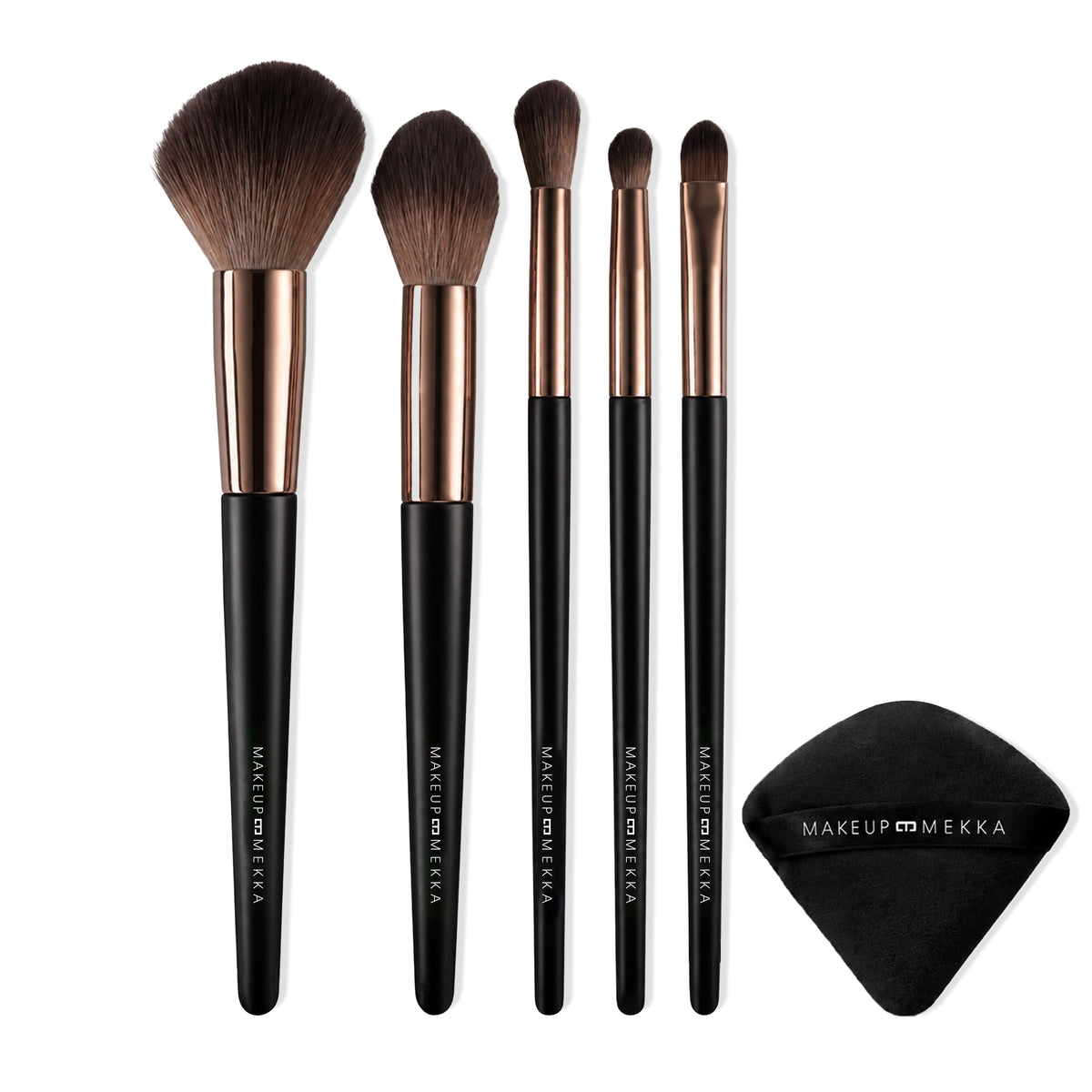 Black Bronze Brush Set & Puff